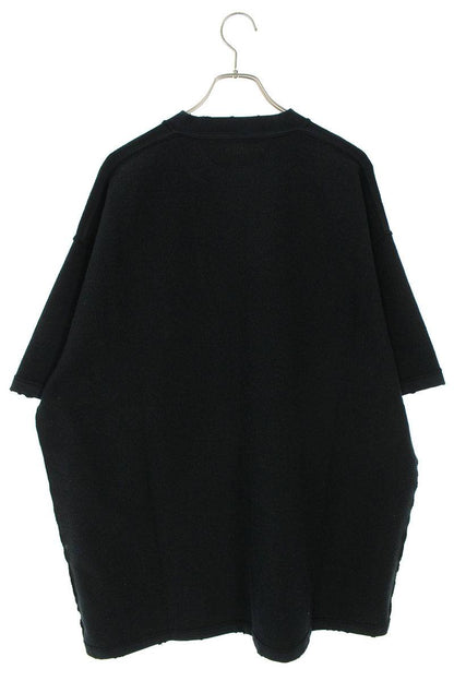 Vetements 23AW BLACK Distressed Sweatshirt Black Size XS