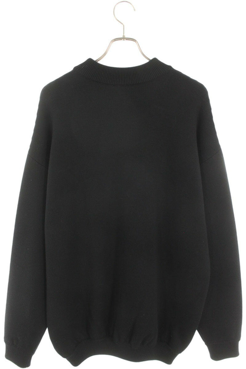 Vetements logo embroidery Knit Sweater Black Size S