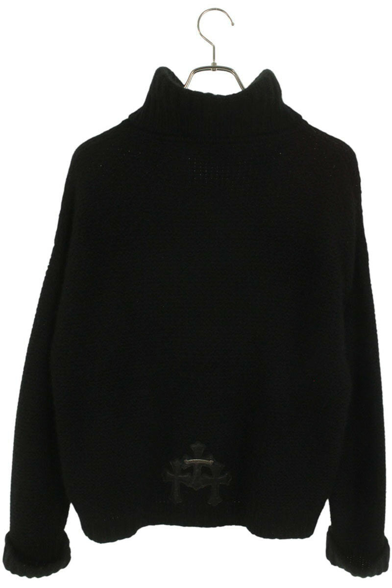 Vintage Chrome hearts Tops - Chrome Hearts Knit Sweater Black Size S - Authentic Archive