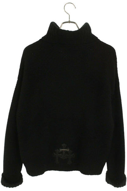 Vintage Chrome hearts Tops - Chrome Hearts Knit Sweater Black Size S - Authentic Archive