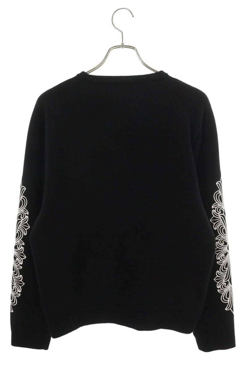 Vintage Chrome hearts Tops - Chrome Hearts Crewneck Knit Sweater Size M - Authentic Archive