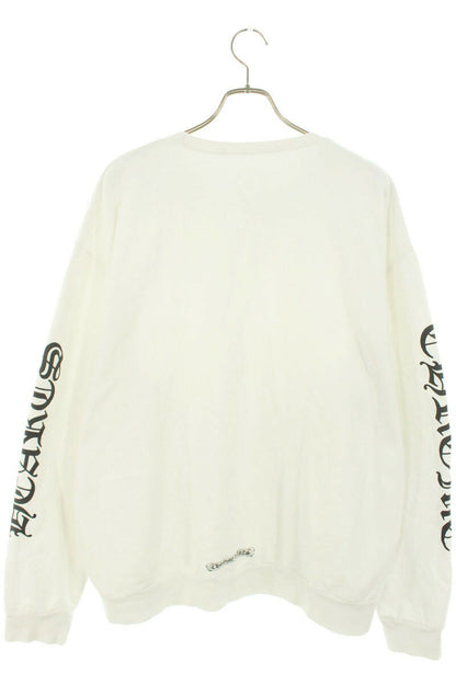 Chrome Hearts SWTSHRT PLVR Logo Sweatshirt White Size XL