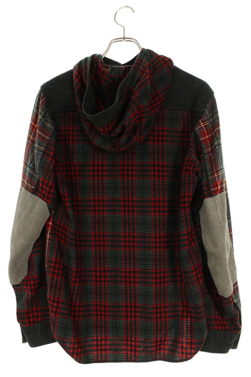 Vintage Comme des Garcons Tops - COMME des GARCONS JUNYA WATANABE MAN x PENDLETON 11AW Check Hoodie S Size S - Authentic Archive