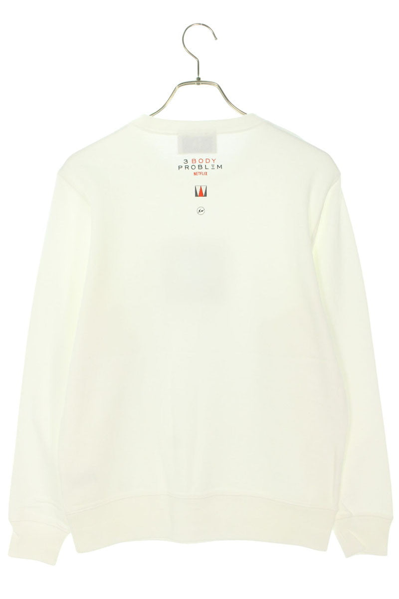 Fragment Design x SEQUEL 24SS Logo Print Sweatshirt White Size S