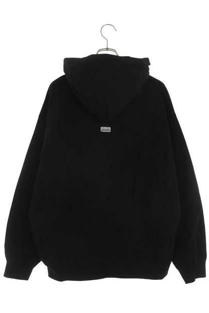 Vintage Wtaps Tops - WTAPS 25AW Logo Fleece-Lined Hoodie Black Size XL - Authentic Archive