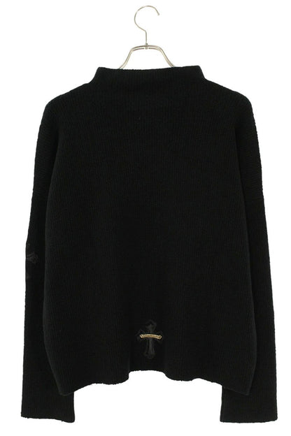 Vintage Chrome hearts Tops - Chrome Hearts TAKE THE CANNOLI Knit Sweater Black Size XSM - Authentic Archive