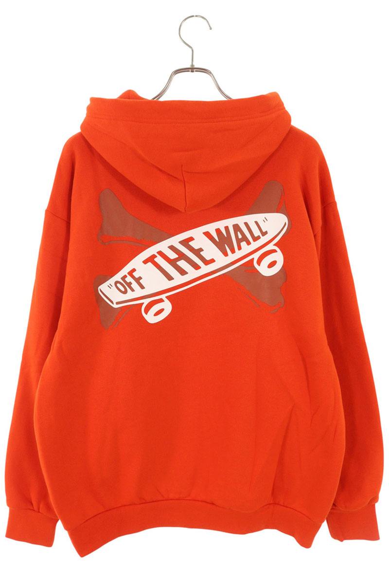 Vintage Wtaps Tops - WTAPS VANS Front Printed Pullover Hoodie Red Size 3 - Authentic Archive