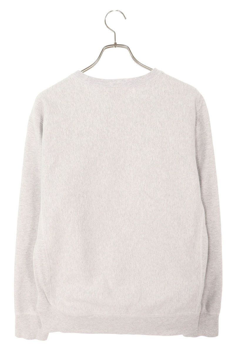 Supreme 18AW Box Logo Crewneck Logo Crewneck Sweatshirt Gray Size M