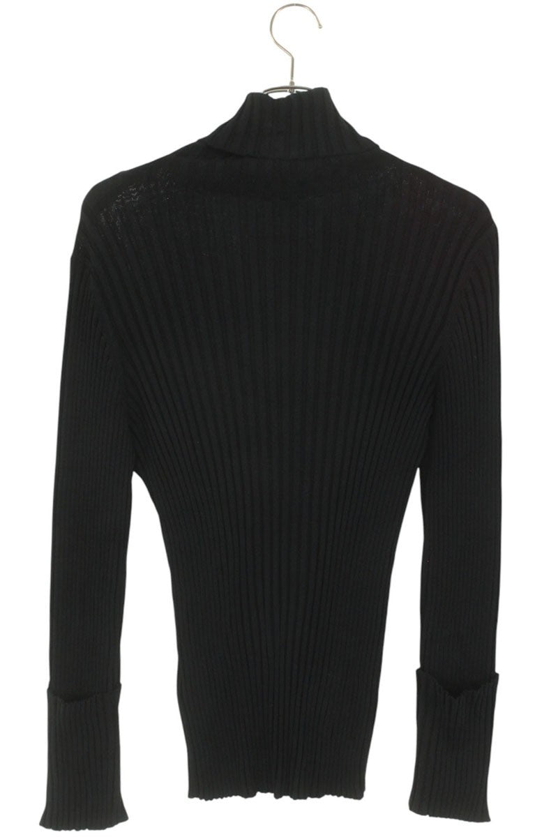 Valentino High Neck Knit Sweater Black Size M