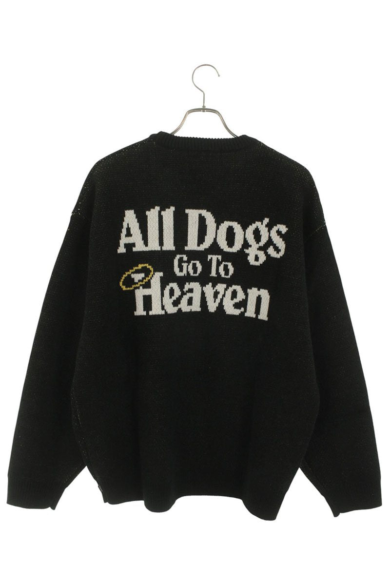 Supreme 25AW All Dogs Go To Heaven Sweater Black Size L