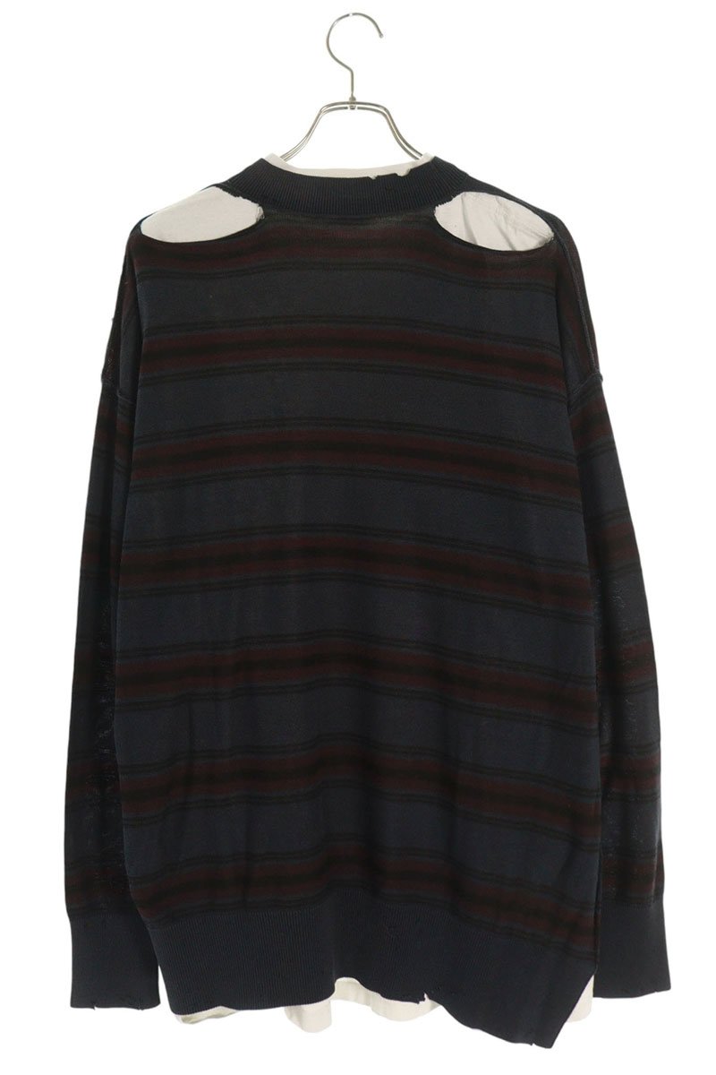 Balenciaga 25AW Boarder Sweatshirt Gray Size M