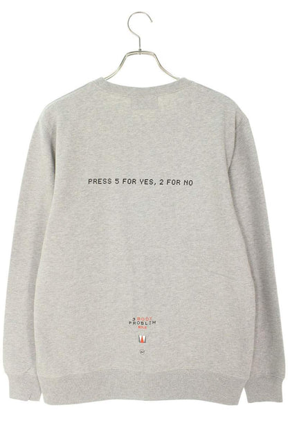 SEQUEL 24SS WEEKEND Logo Print Sweatshirt Gray Size M