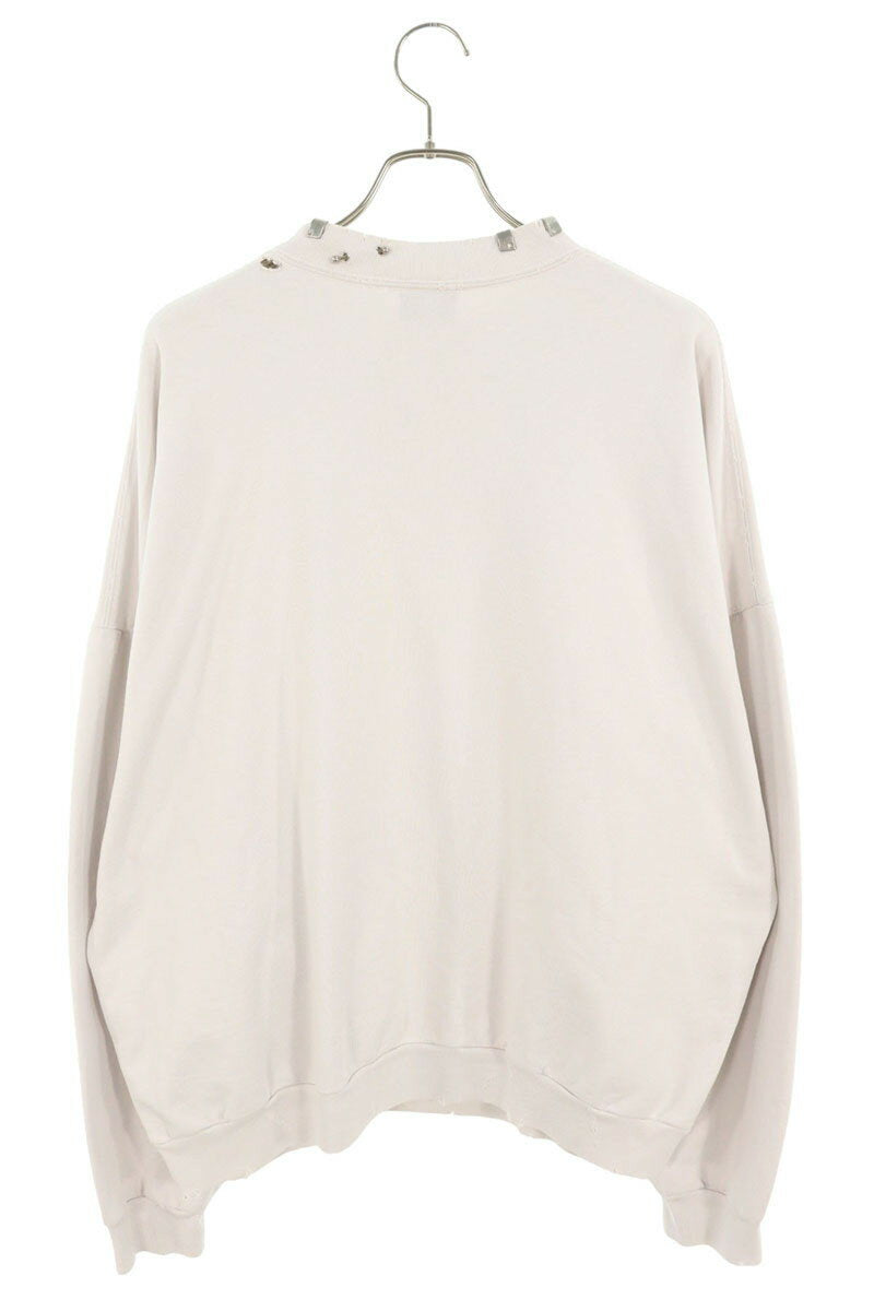Balenciaga 23AW Crewneck Vintage Sweatshirt White Size M