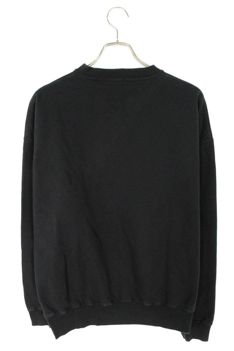 Balenciaga Vintage Logo Print Sweatshirt Black Size S