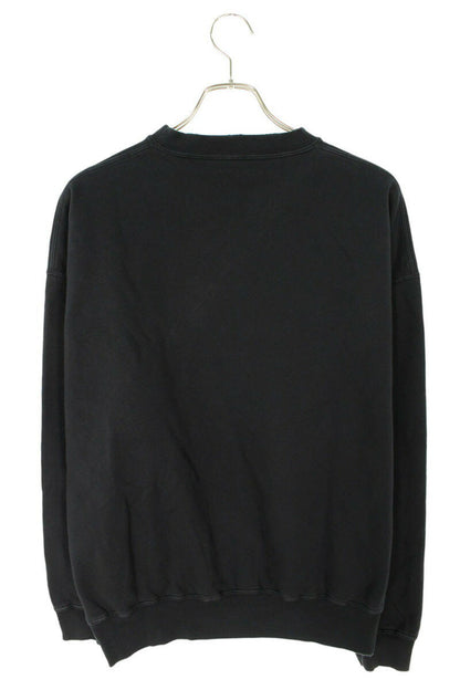 Balenciaga Vintage Logo Print Sweatshirt Black Size S