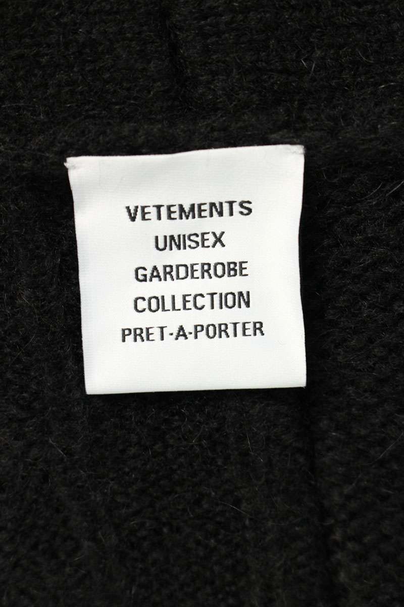 Vetements 24AW Cardigan Black Size L