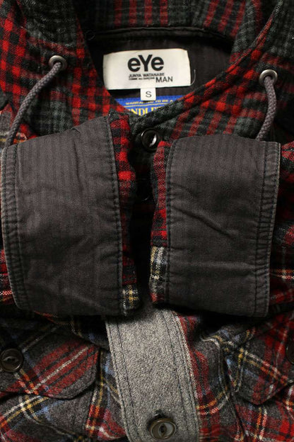 Vintage Comme des Garcons Tops - COMME des GARCONS JUNYA WATANABE MAN x PENDLETON 11AW Check Hoodie S Size S - Authentic Archive