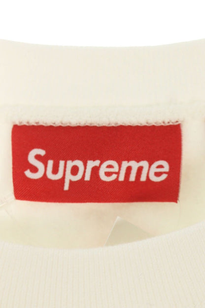 Supreme 25SS Washed Box Logo Crewneck White Size M