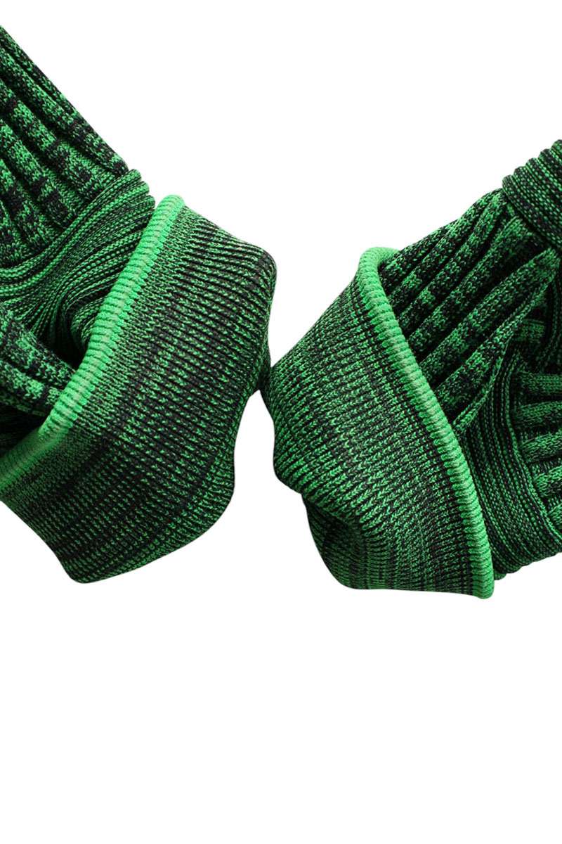 Bottega Veneta Zip Up Knit Sweater Green Size XS