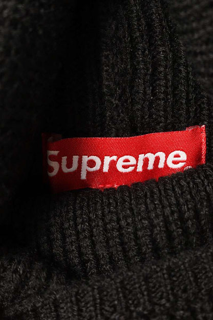 Supreme 22AW Small Box Balaclava Turtleneck Sweater Black Size M