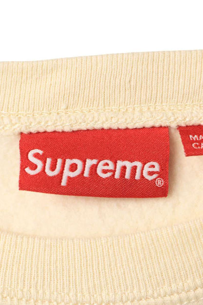 Supreme 18AW Box Logo Crewneck Logo Crewneck Sweatshirt Beige Size XL