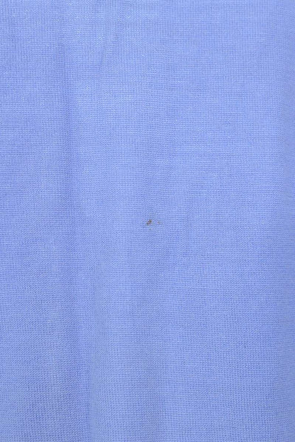 Ralph Lauren V-Neck Wool Cashmere Knit Blue Size M