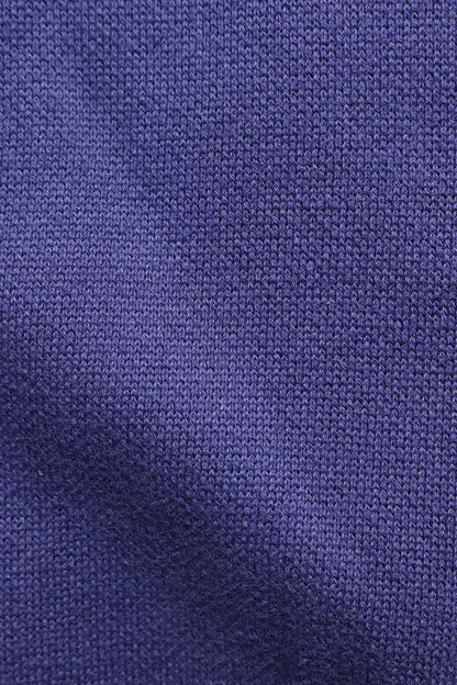 Balenciaga Logo Crewneck Knit Sweater Blue Size XS