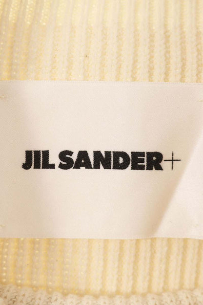 Jil Sander High Neck Knit Sweater White Size XXS