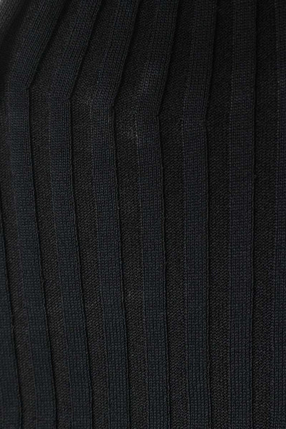 Valentino High Neck Knit Sweater Black Size M