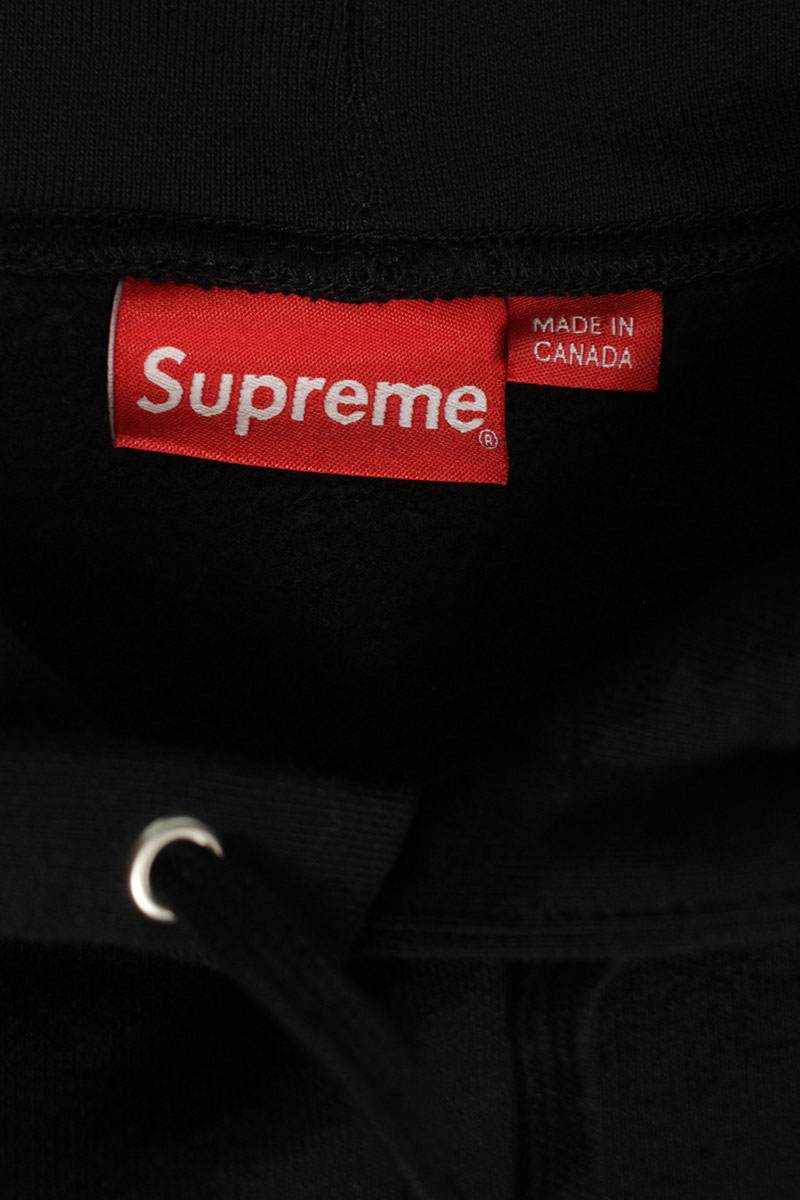 Supreme 21AW Snowman Hooded Sweatshirt Black Size XL