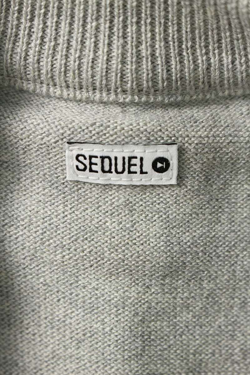 SEQUEL 24SS Logo Embroidered Knit Sweater 24SS-KN Size XL
