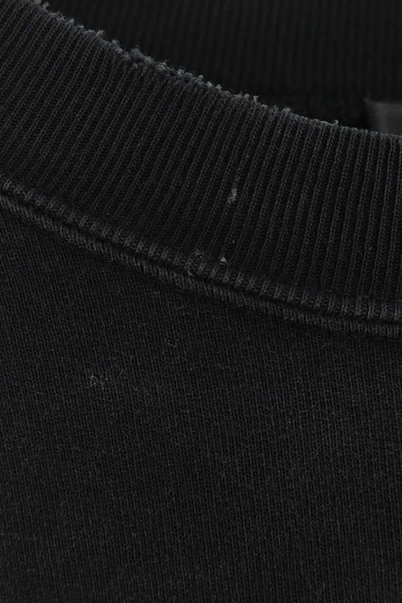 Balenciaga Vintage Logo Print Sweatshirt Black Size S