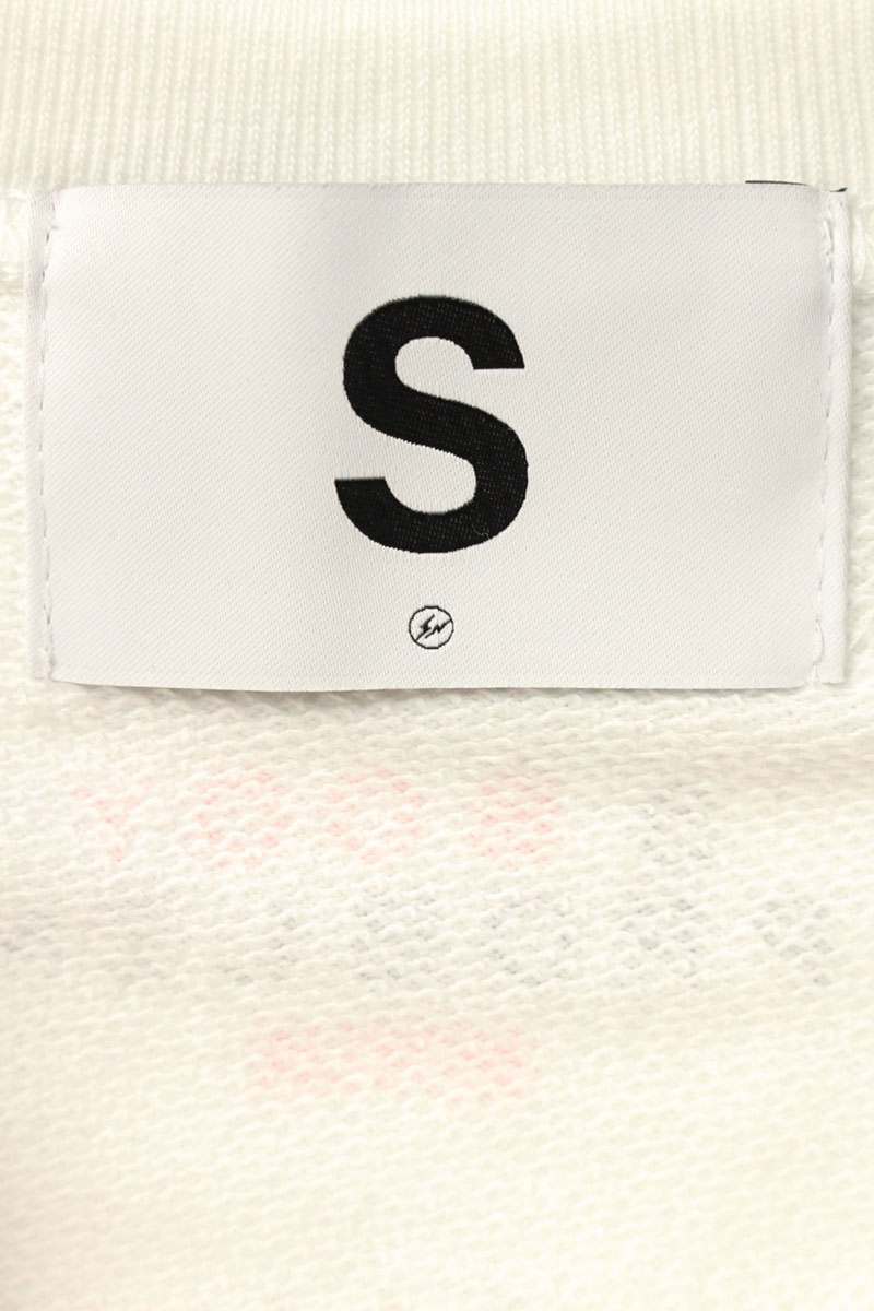 Fragment Design x SEQUEL 24SS Logo Print Sweatshirt White Size S
