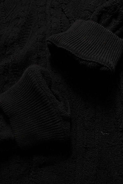 Supreme Crewneck Knit Sweater Black Size L