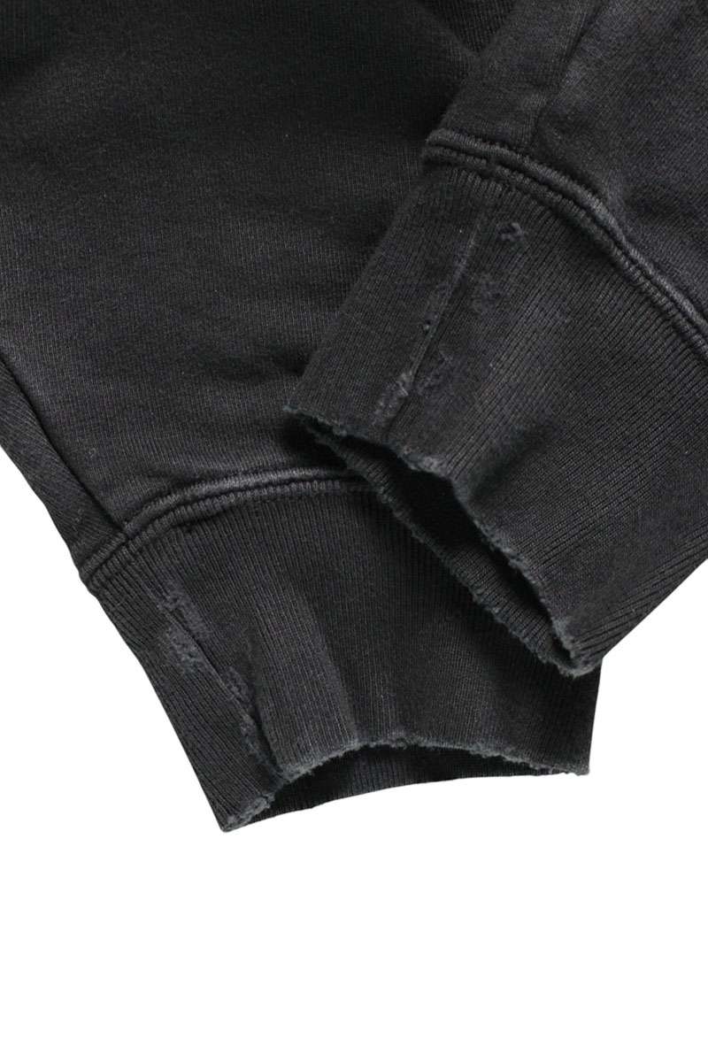 Balenciaga Vintage Logo Print Sweatshirt Black Size S