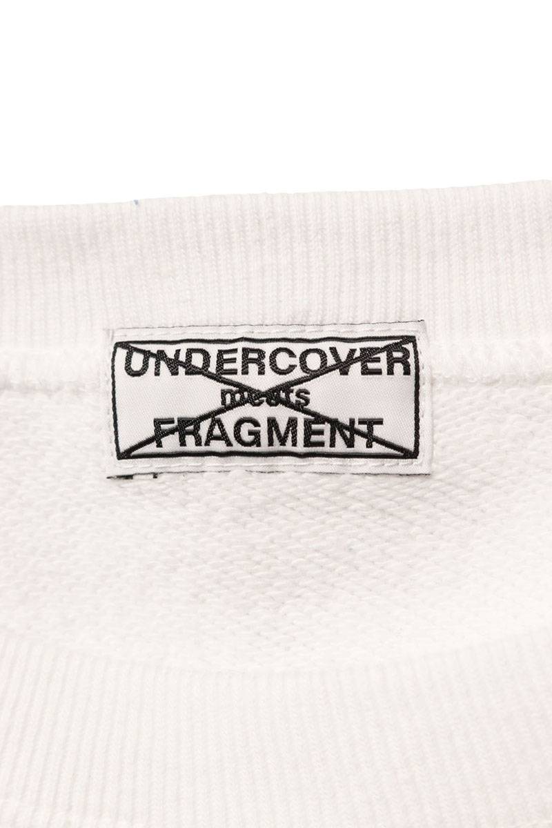 Vintage Undercover Tops - UNDERCOVER x fragment design Graphic Print Sweatshirt White Size 5 - Authentic Archive