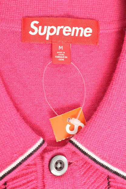 Supreme 25SS Herringbone Cardigan Pink Size M