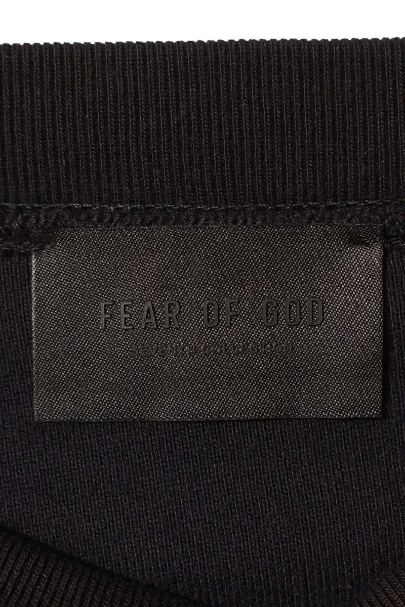 Vintage Fear of God Tops - FEAR OF GOD SEVENTH COLLECTION Crewneck Sweatshirt Black Size XL - Authentic Archive