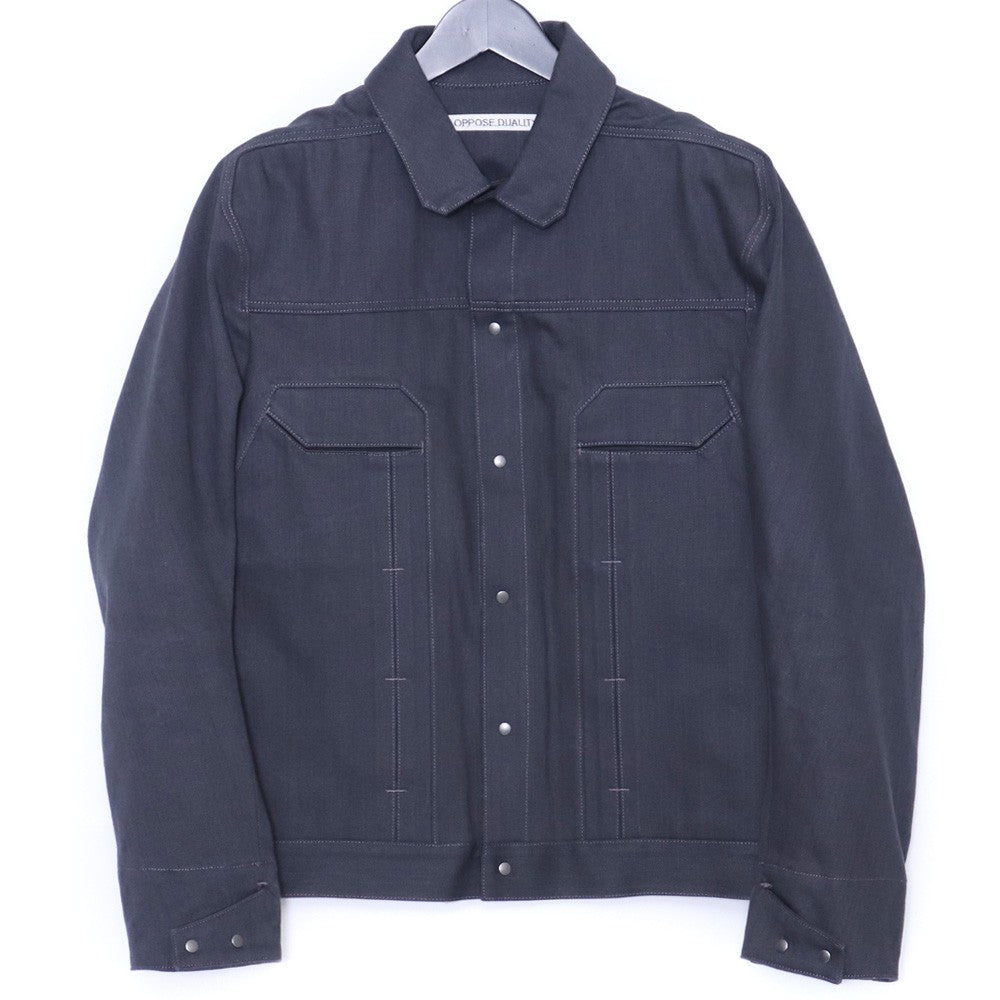 OPPOSE DUALITY 24AW 6-Pocket Panel Denim Dark Gray Size 44