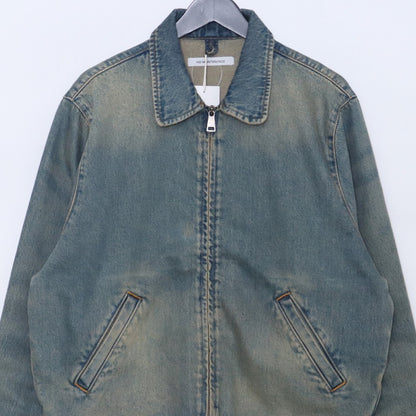 NO MAINTENANCE Sand-Wash Mechanic Jacket Denim Indigo Size S