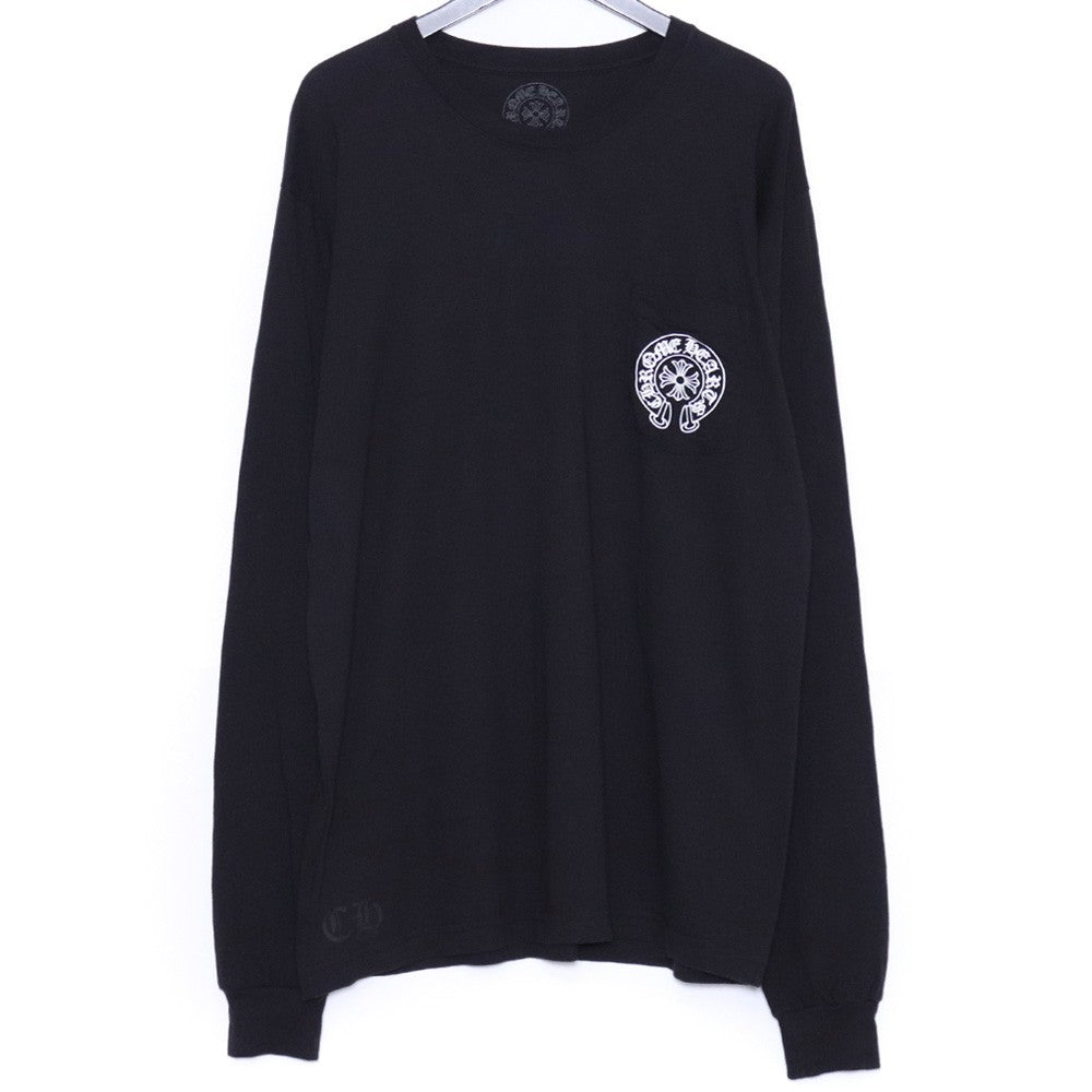 CHROME HEARTS Las Vegas Horseshoe Floral Tee Black Size XL