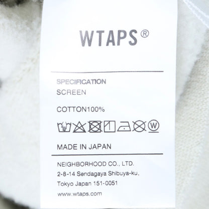 WTAPS 21AW Urban Territory Print Hoodie Cream Size 03