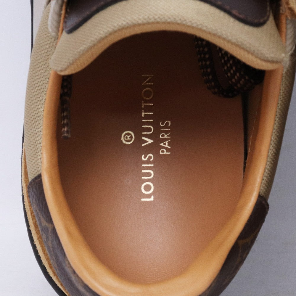 LOUIS VUITTON Harlem Monogram Sneakers Brown Size 25.5cm