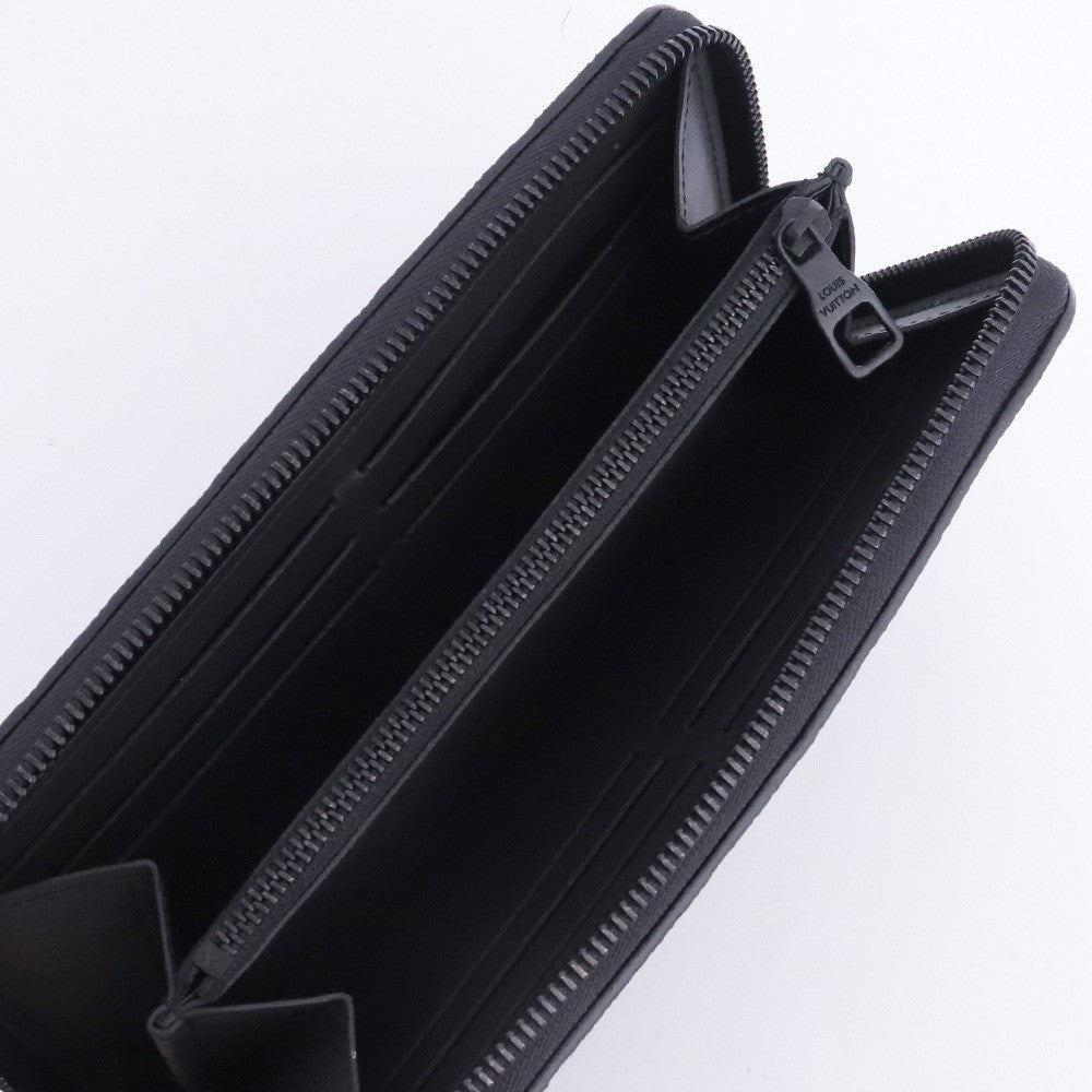 Louis Vuitton Monogram Zippy Wallet Horizontal Black Size F
