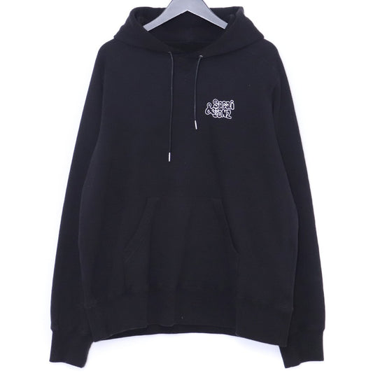 Sacai GONZ ONE LOVE Hoodie Black Size 3