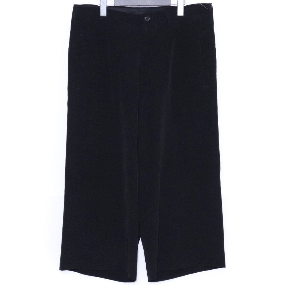 YOHJI YAMAMOTO POUR HOMME 25SS TA Tuxedo Shorts Black Size 2