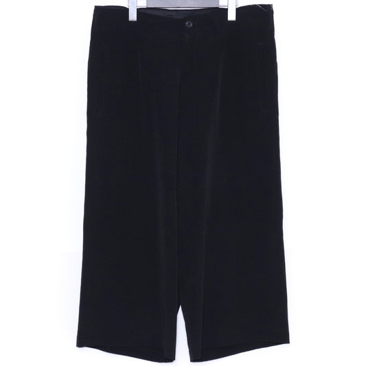 YOHJI YAMAMOTO POUR HOMME 25SS TA Tuxedo Shorts Black Size 2