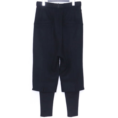THE VIRIDI-ANNE 20AW Wool Cashmere Cropped Pants Size 1