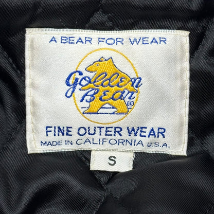 GOLDEN BEAR 60s Ken & Bob Leather Sleeve Jacket Red Size S