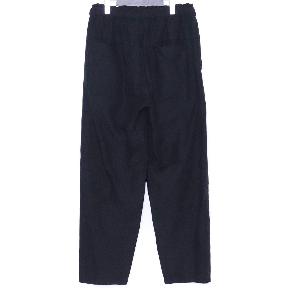 NUDE MASAHIKO MARUYAMA 25SS Easy Pants Black Size 2